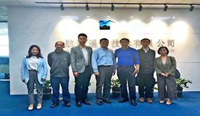 南京師范大學(xué)閭國(guó)年教授，親臨飛燕航空遙感進(jìn)行技術(shù)交流