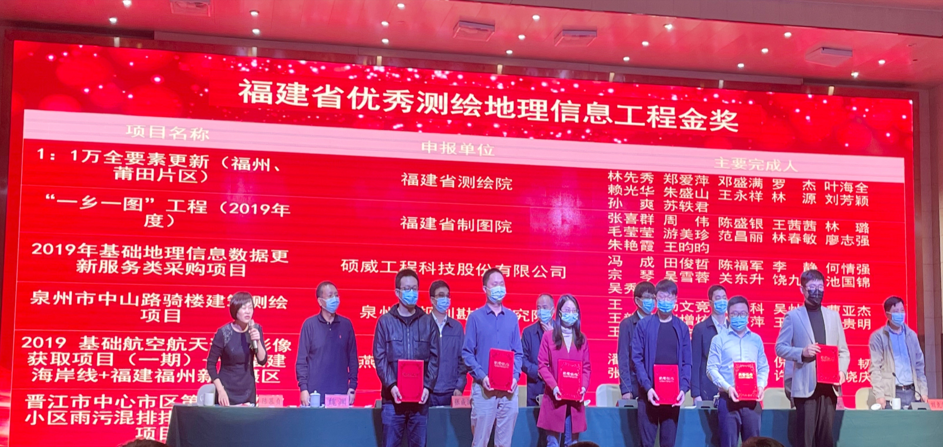 喜報！飛燕遙感榮獲2021福建省優(yōu)秀測繪地理信息工程獎金獎