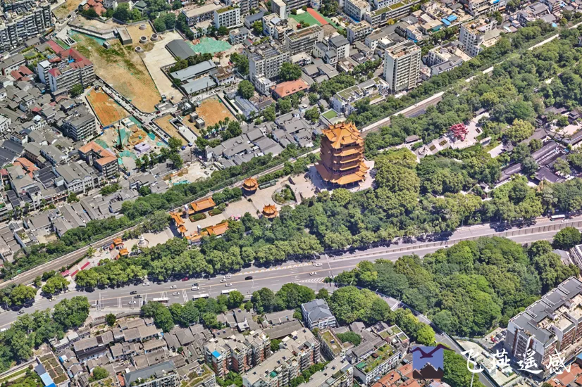 一樓一閣，均以數(shù)字化方式呈現(xiàn)——實景三維“復(fù)刻”大美武漢